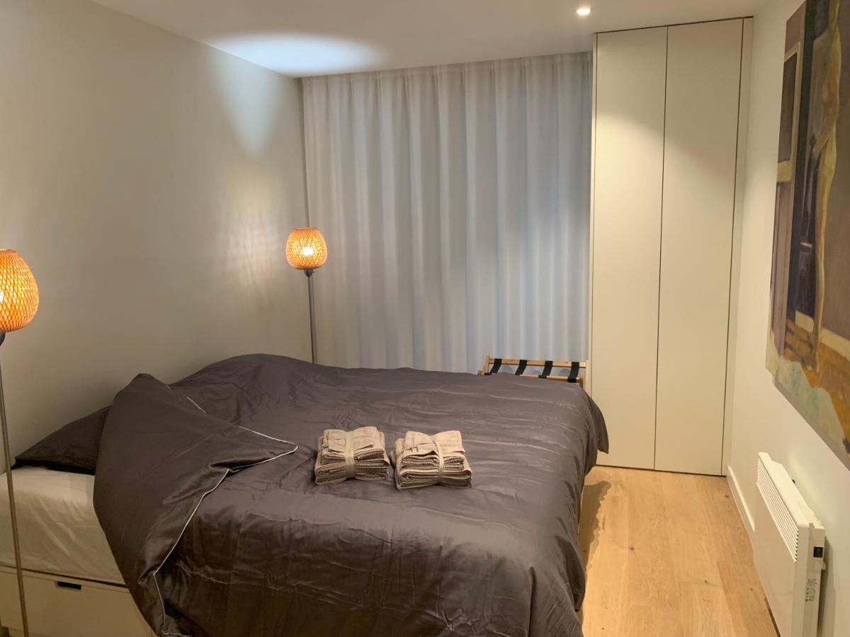 Appartement Op Het Strand, Enfin, Zo Goed Als... Koksijde Luaran gambar